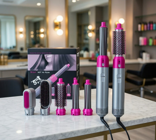 Cepillo Multiuso Rizador Secador 5 En 1